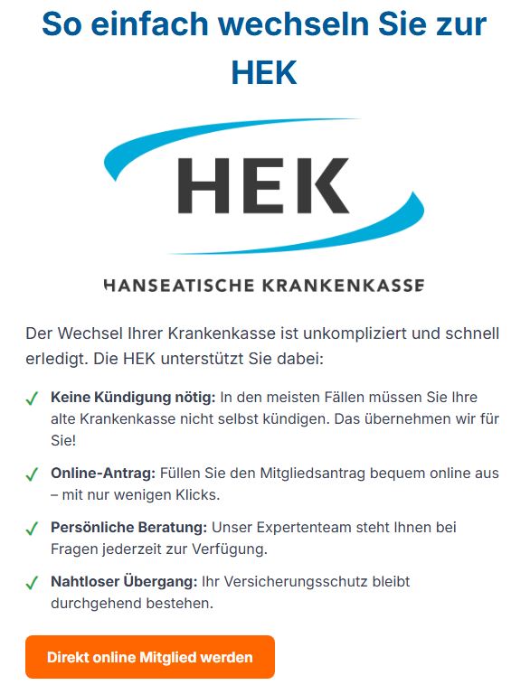HEK - Gesetzliche Krankenkasse